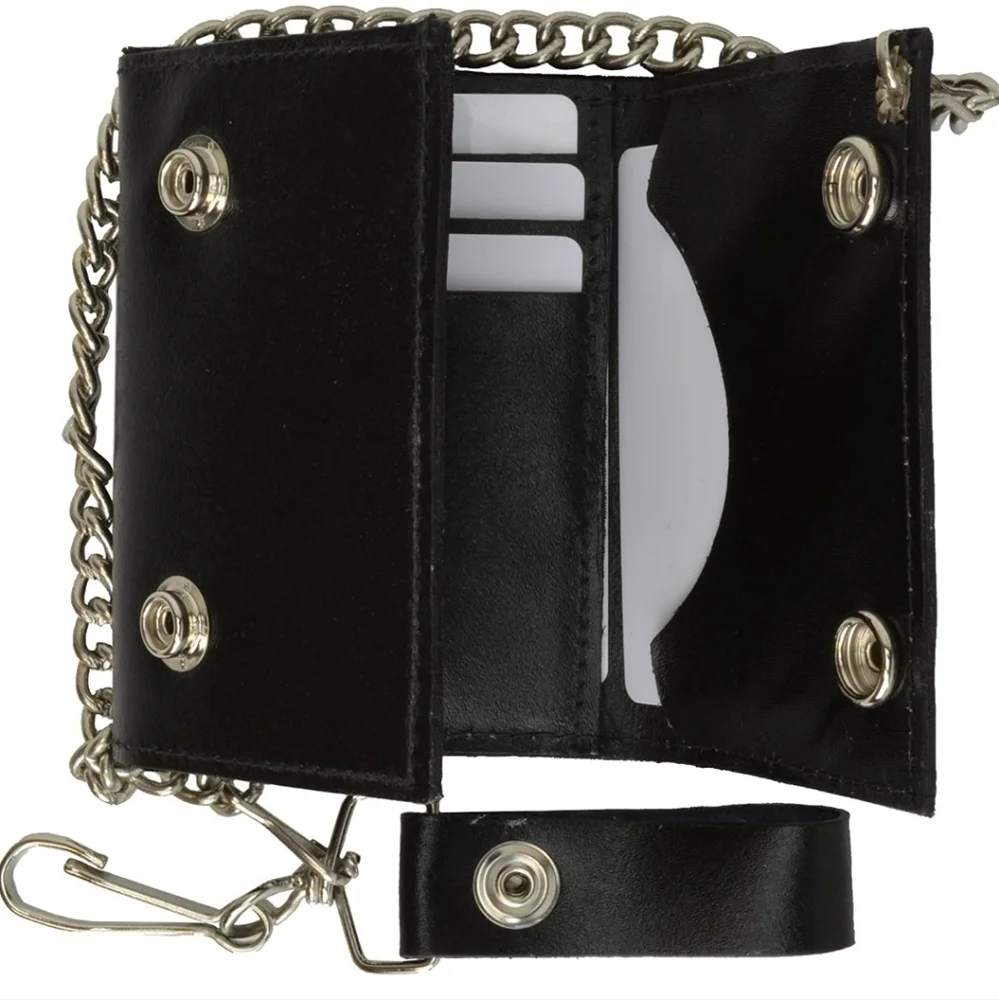 New black Levi's Men's Trifold Wallet-Sleek and Slim